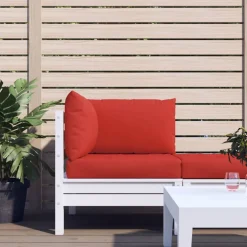vidaXL Palletkussens 3 st oxford stof rood