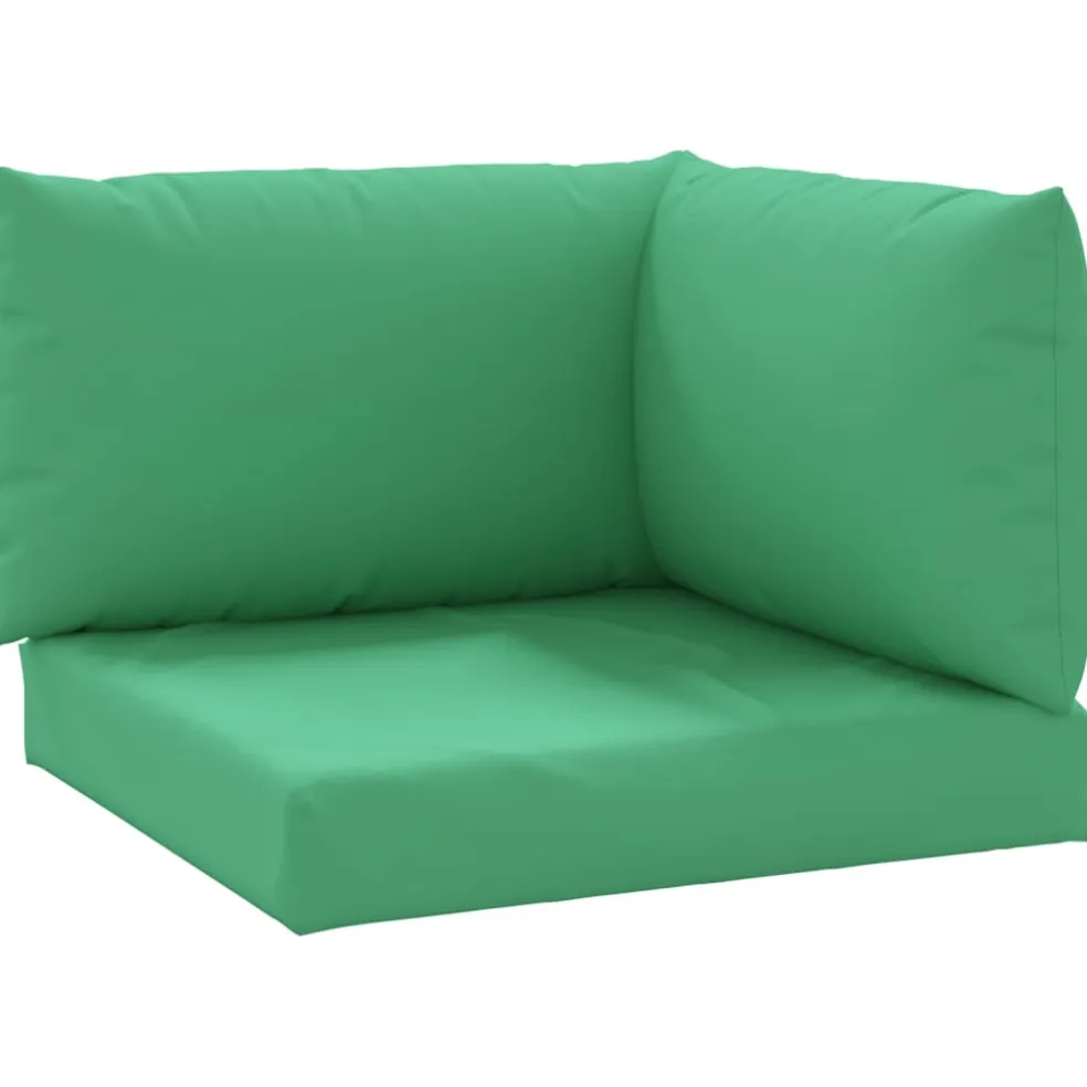 vidaXL Palletkussens 3 st oxford stof groen