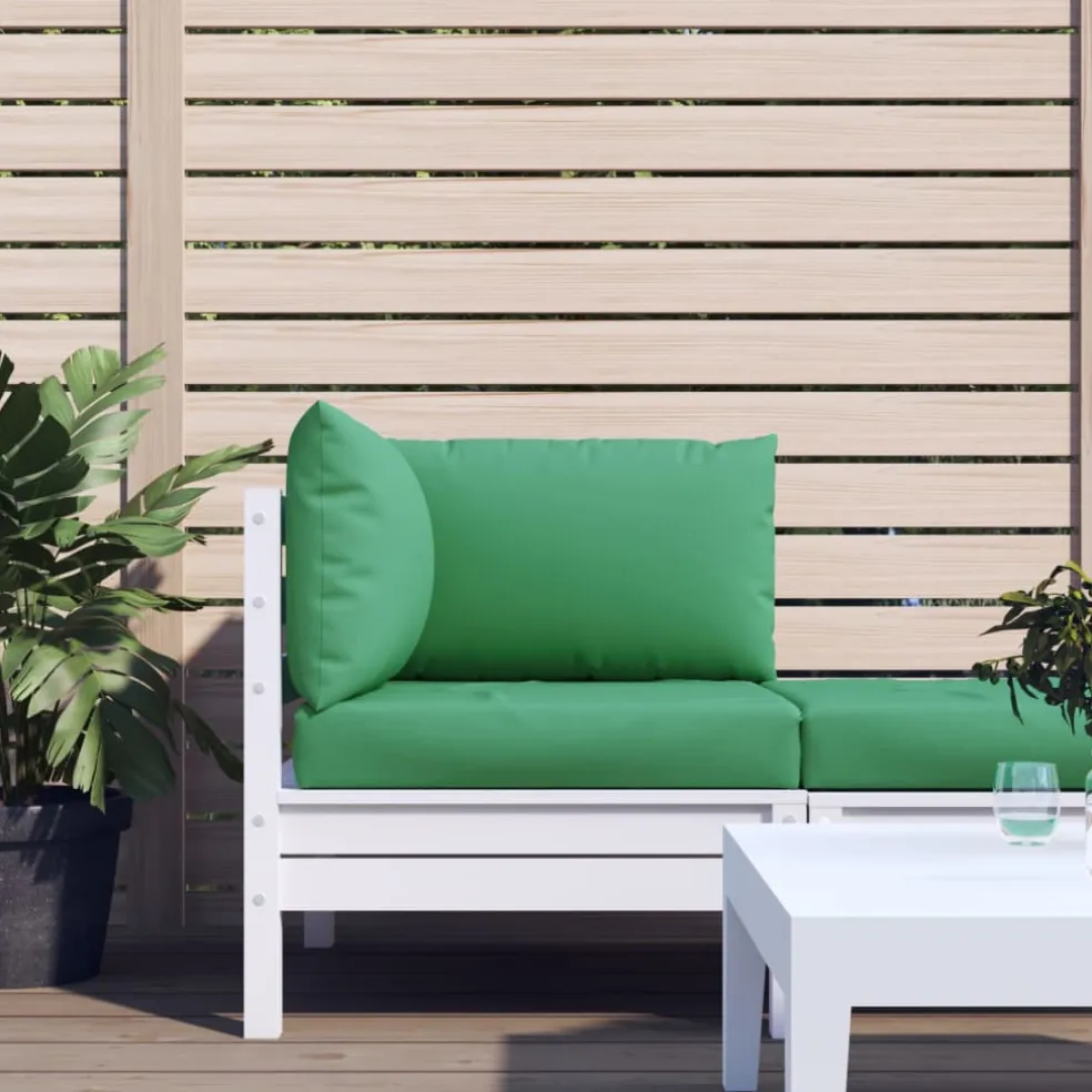 vidaXL Palletkussens 3 st oxford stof groen