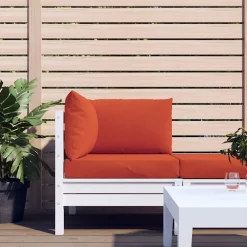 vidaXL Palletkussens 3 st stof gemêleerd rood