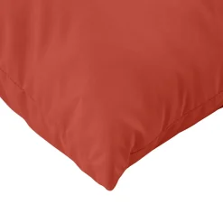 vidaXL Palletkussens 2 st stof gemêleerd rood