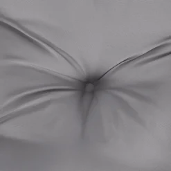 vidaXL Palletkussens 2 st stof grijs