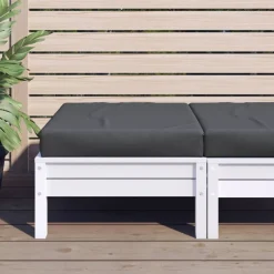 vidaXL Palletkussen 60x60x6 cm oxford stof antracietkleurig