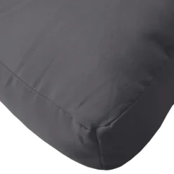 vidaXL Palletkussen 60x60x6 cm oxford stof antracietkleurig
