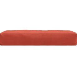 vidaXL Palletkussen 60x60x9,5 cm stof gemêleerd rood
