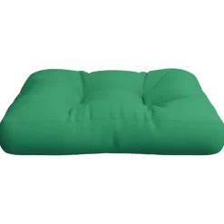 vidaXL Palletkussen 58x58x10 cm stof groen