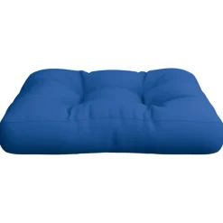 vidaXL Palletkussen 50x50x12 cm stof koningsblauw