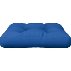vidaXL Palletkussen 50x50x12 cm stof koningsblauw