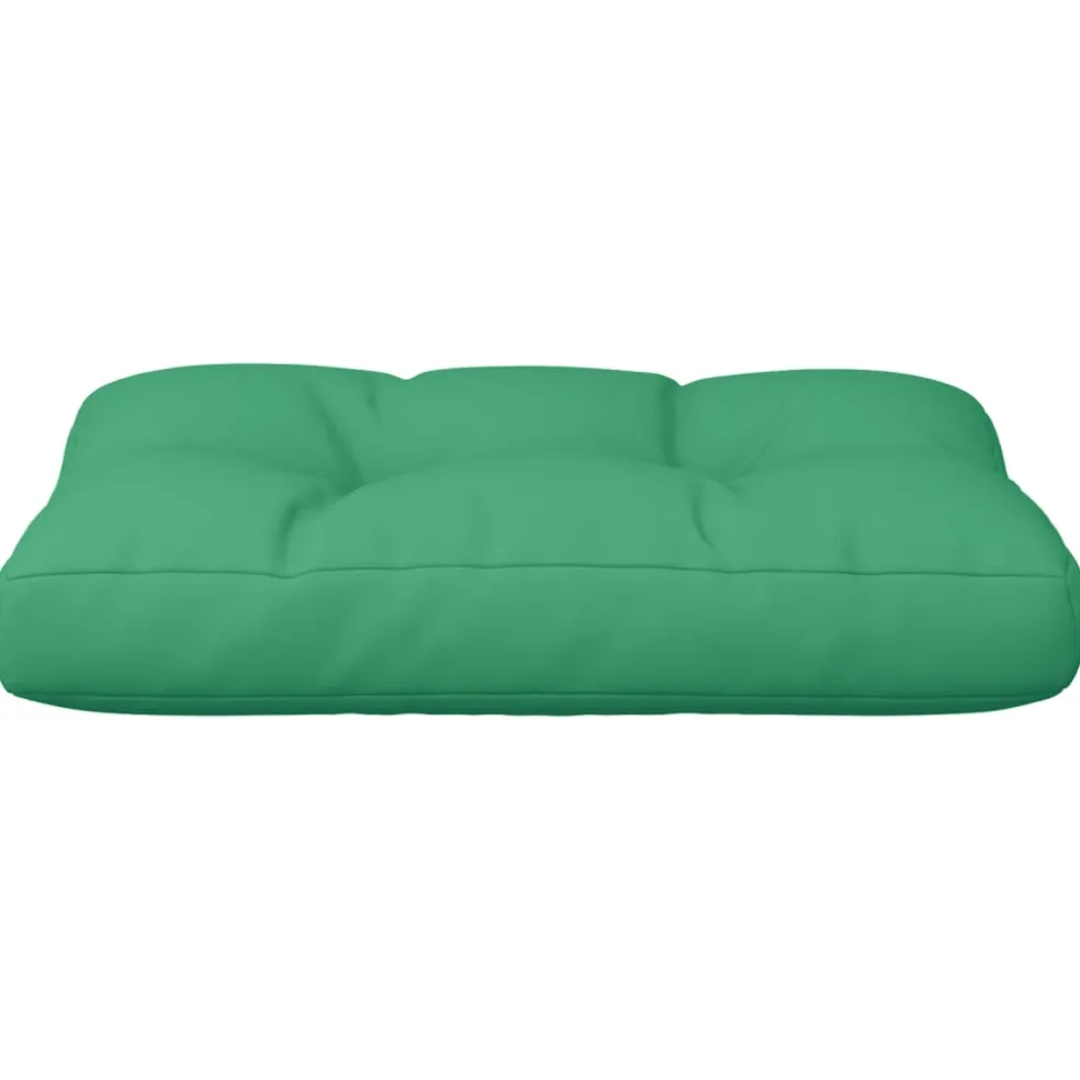 vidaXL Palletkussen 50x40x12 cm stof groen