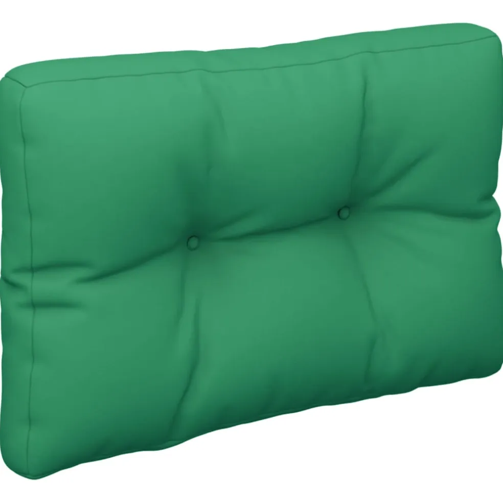 vidaXL Palletkussen 50x40x12 cm stof groen