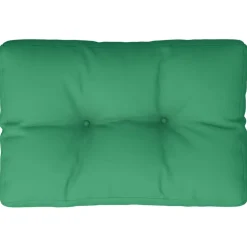 vidaXL Palletkussen 50x40x12 cm stof groen