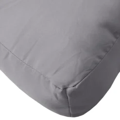 vidaXL Palletkussen 50x50x12 cm stof grijs