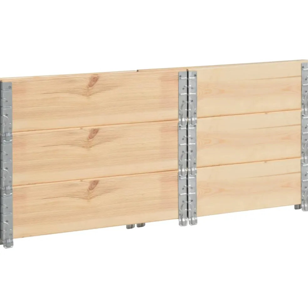 vidaXL Palletopzetranden 3 st 80x60 cm massief grenenhout