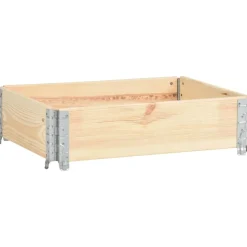 vidaXL Palletopzetrand 60x80 cm massief grenenhout