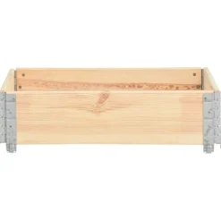 vidaXL Palletopzetrand 60x80 cm massief grenenhout