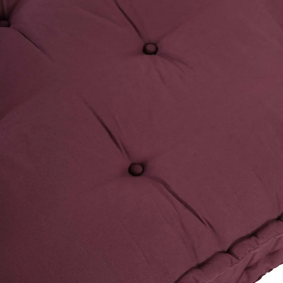 vidaXL Pallet Sofa Kussen Bordeaux 120 x 80 x 12 cm Stof