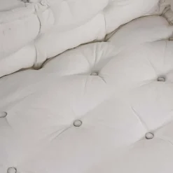 vidaXL Pallet Sofa Kussen 3 st Stof Crèmekleurig 120 x 80 x 34 cm