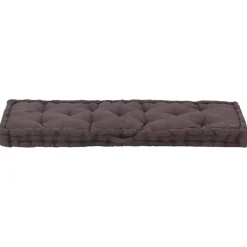 vidaXL Palletvloerkussen 120x40x7 cm katoen antraciet
