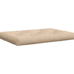 vidaXL Pallet Zitkussen VIANEN 100% Polyester Crèmekleurig