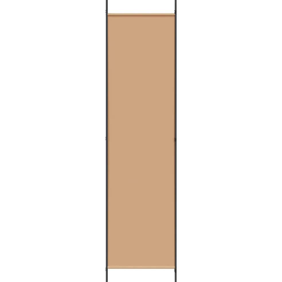 vidaXL 3-Panel Room Divider Beige 150 x 200 cm Stof