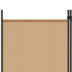 vidaXL 3-Panel Room Divider Beige 150 x 200 cm Stof