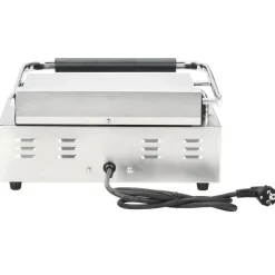 vidaXL Panini grill gegroefd 2200 W 43x30,5x20 cm