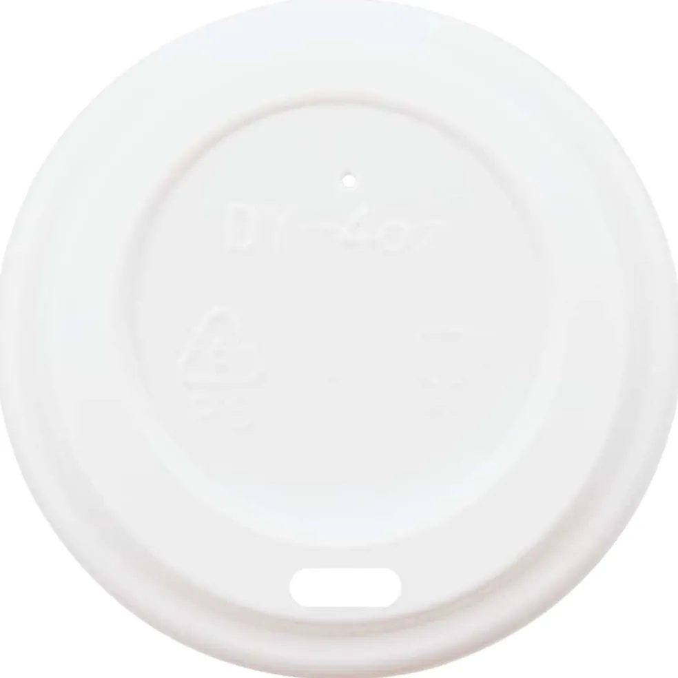 vidaXL Papieren koffiebekerdeksels Ø60 mm 4oz 1000 st kunststof wit