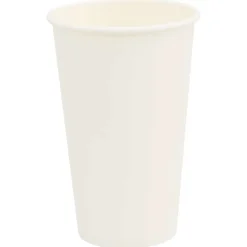 vidaXL Papieren koffiekopjes met deksel 1000 st 16oz 400 ml