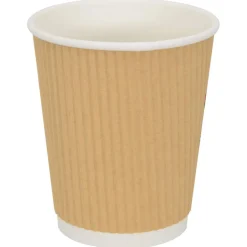 vidaXL Papieren koffiekopjes 500 st 8oz 200 ml bruin