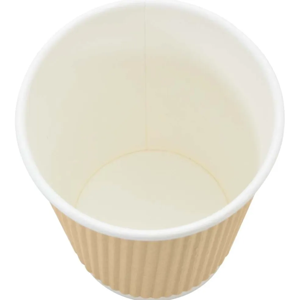 vidaXL Papieren koffiekopjes 500 st 8oz 200 ml bruin