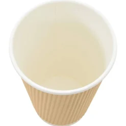 vidaXL Papieren koffiekopjes met deksel 1000 st 16oz 400 ml