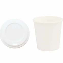 vidaXL Papieren koffiekopjes met deksel 1000 st 4oz 100 ml