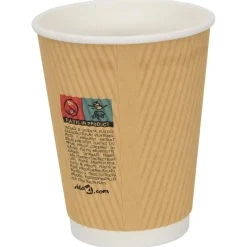 vidaXL Papieren koffiekopjes 500 st 12oz 300 ml bruin