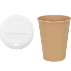 vidaXL Papieren koffiekopjes 1000 st 12oz 300 ml wit