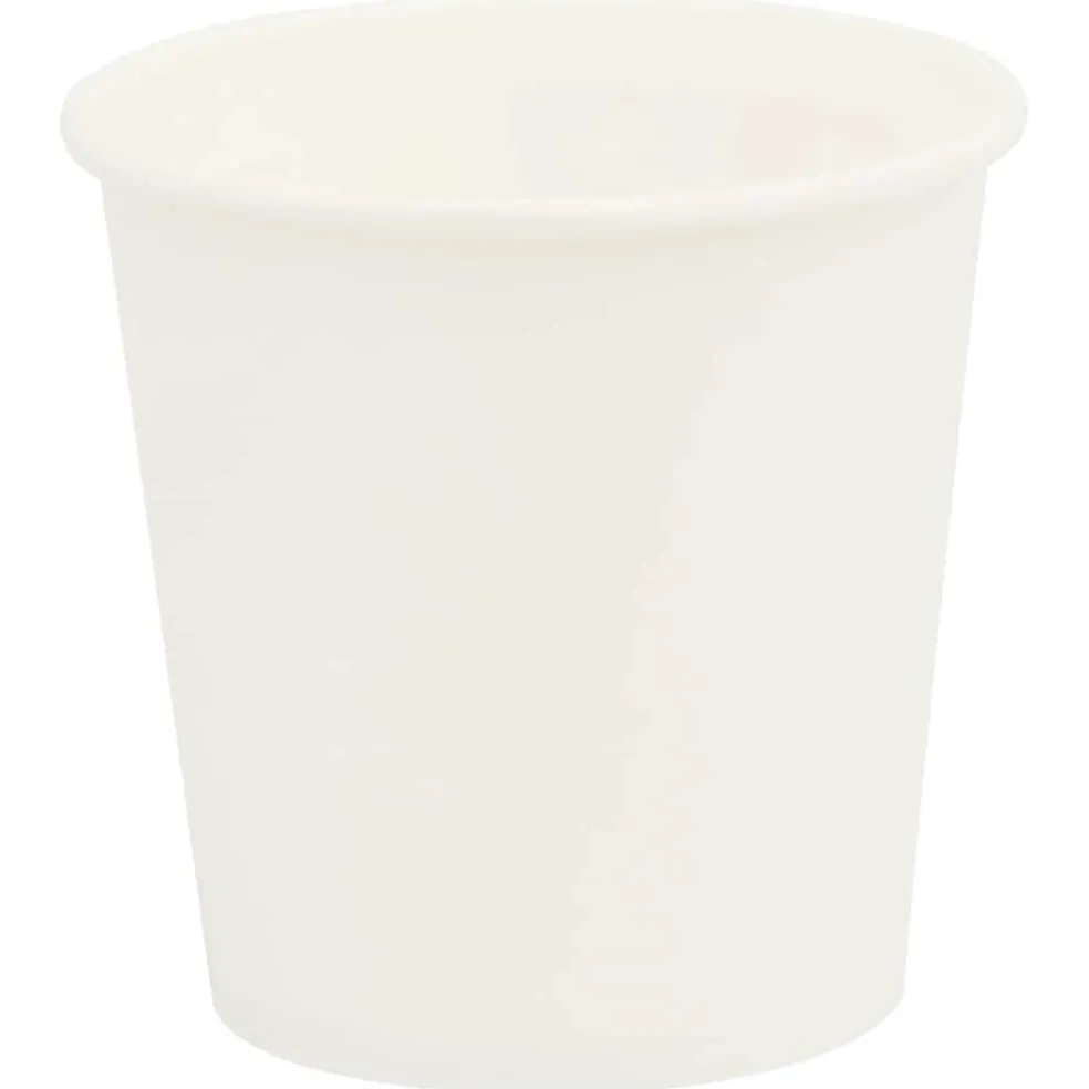 vidaXL Papieren koffiekopjes 1000 st 4oz 100 ml wit