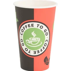 vidaXL Papieren koffiekopjes met deksel 1000 st 16oz 400 ml