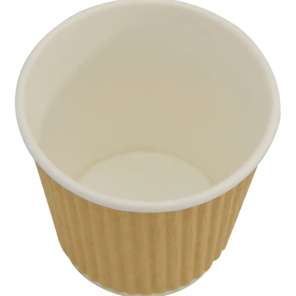 vidaXL Papieren koffiekopjes met deksel 1000 st 4oz 120 ml