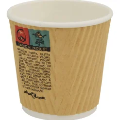 vidaXL Papieren koffiekopjes met deksel 1000 st 4oz 120 ml