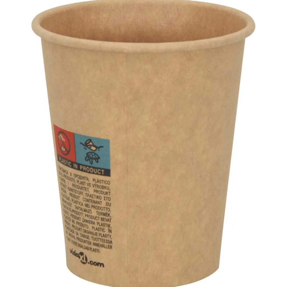 vidaXL Papieren koffiekopjes 1000 st 8oz 200 ml bruin