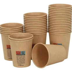 vidaXL Papieren koffiekopjes 1000 st 8oz 200 ml bruin