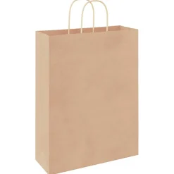 vidaXL Papieren zakken 50 st met hengsels 32x12x42 cm bruin