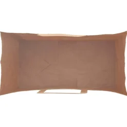 vidaXL Papieren zakken 50 st met hengsels 18x8x22 cm bruin