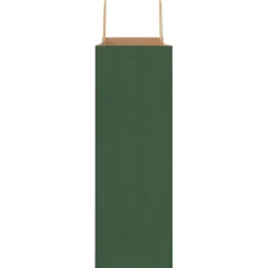 vidaXL Papieren zakken 250 st met hengsels 45x17x48 cm groen