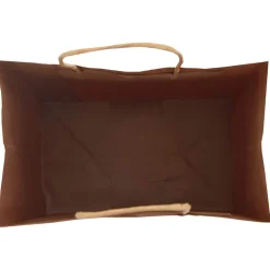 vidaXL Papieren zakken 250 st met hengsels 26x17x25 cm rood