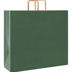 vidaXL Papieren zakken 250 st met hengsels 54x15x49 cm groen