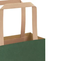 vidaXL Papieren zakken 250 st met hengsels 54x15x49 cm groen