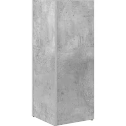 vidaXL Paraplu Standaard Beton Grijs 25 x 24,5 x 64 cm Bewerkt hout