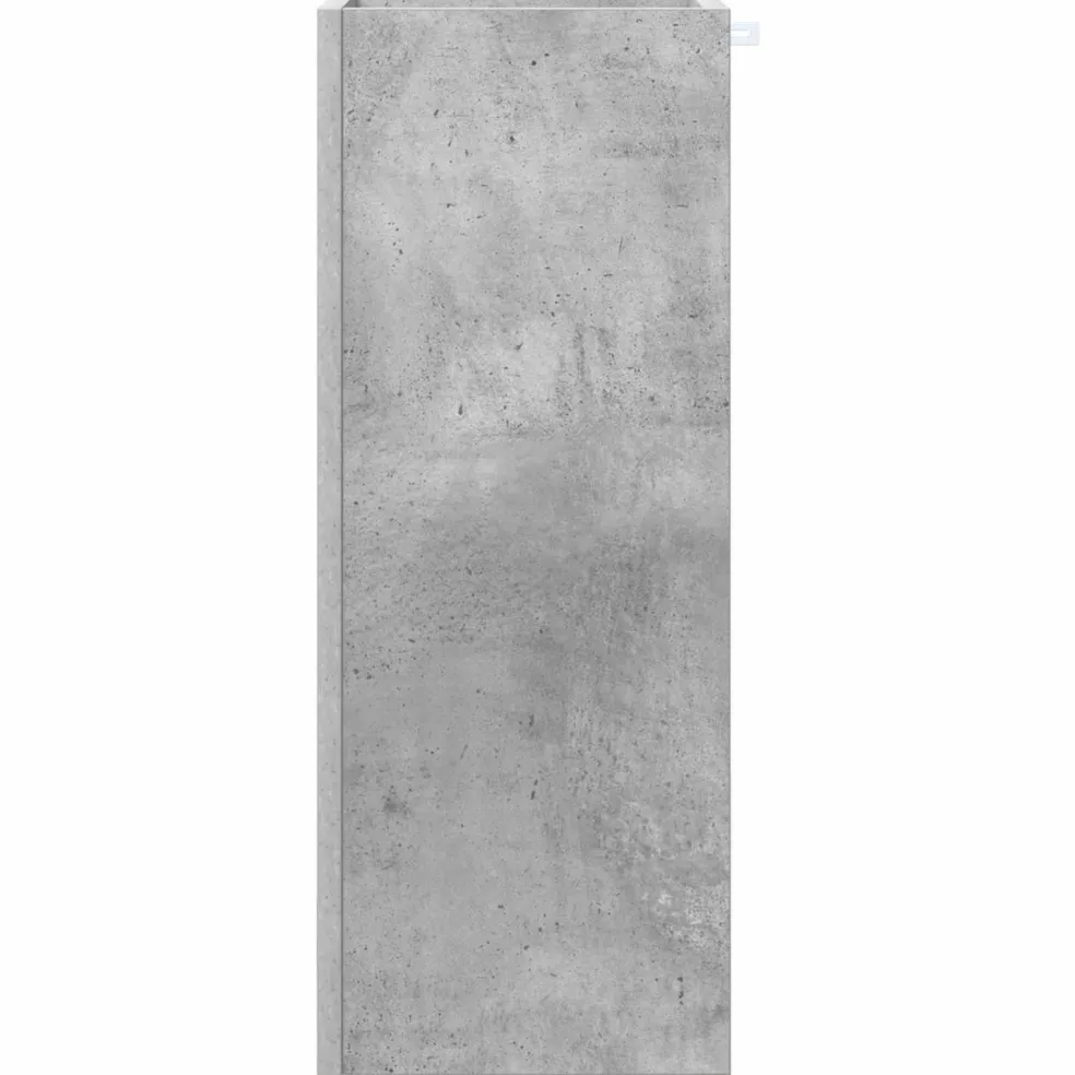 vidaXL Paraplu Standaard Beton Grijs 25 x 24,5 x 64 cm Bewerkt hout