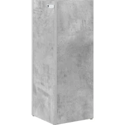 vidaXL Paraplu Standaard Beton Grijs 25 x 24,5 x 64 cm Bewerkt hout