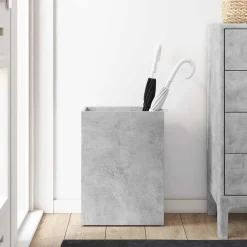 vidaXL Paraplu Standaard Beton Grijs 40 x 20 x 55,5 cm Bewerkt hout